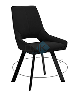 Офисное кресло «DikLine 268 Black (микровелюр Z)» купить в Минске • Гродно • Гомеле • Могилеве